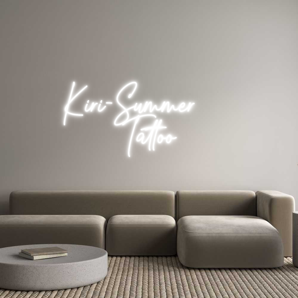 Custom Neon Text- Kiri-Summer  ...