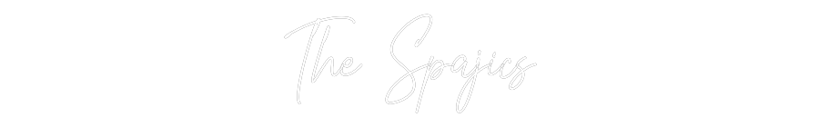 Custom Neon Text- The Spajics