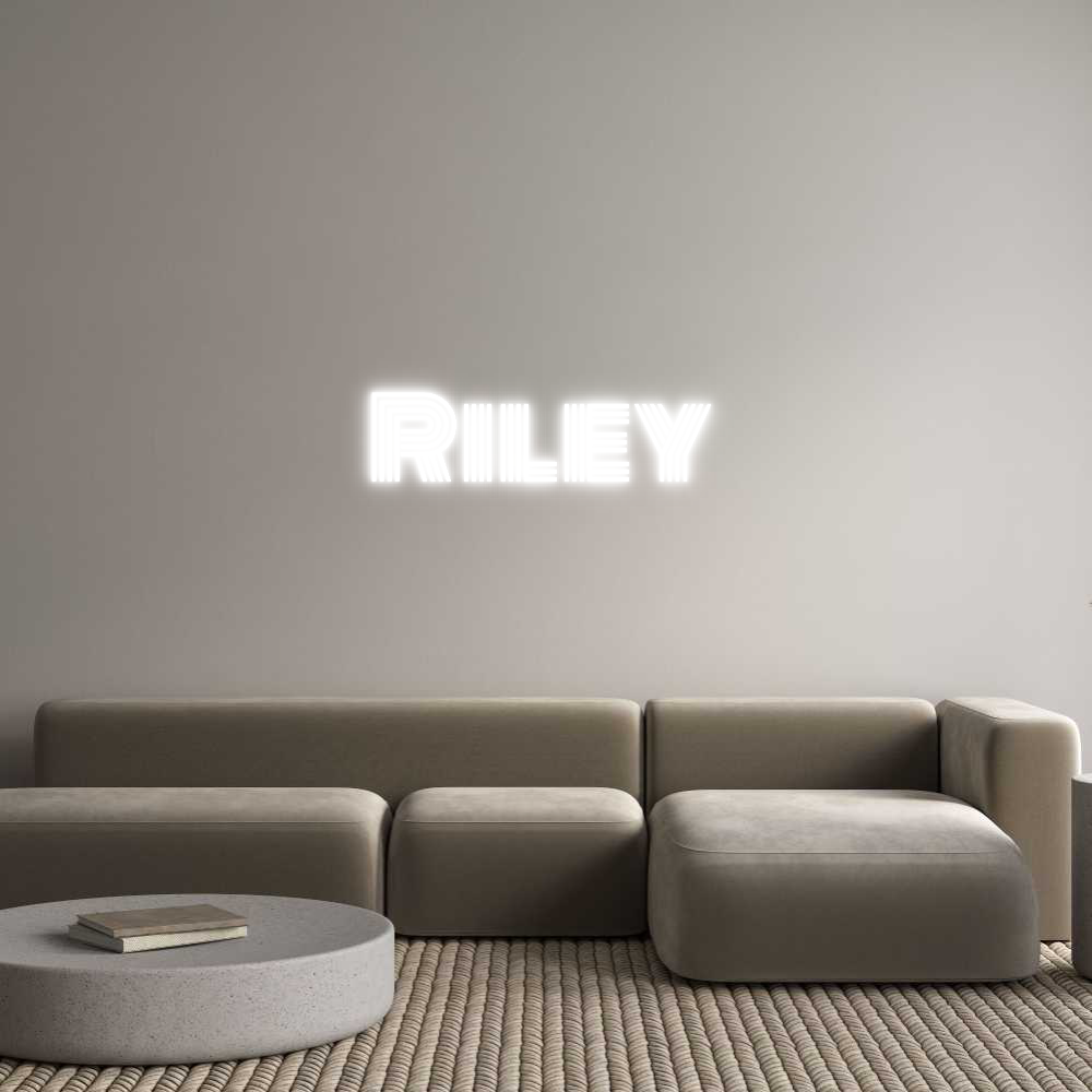 Custom Neon Text - Riley