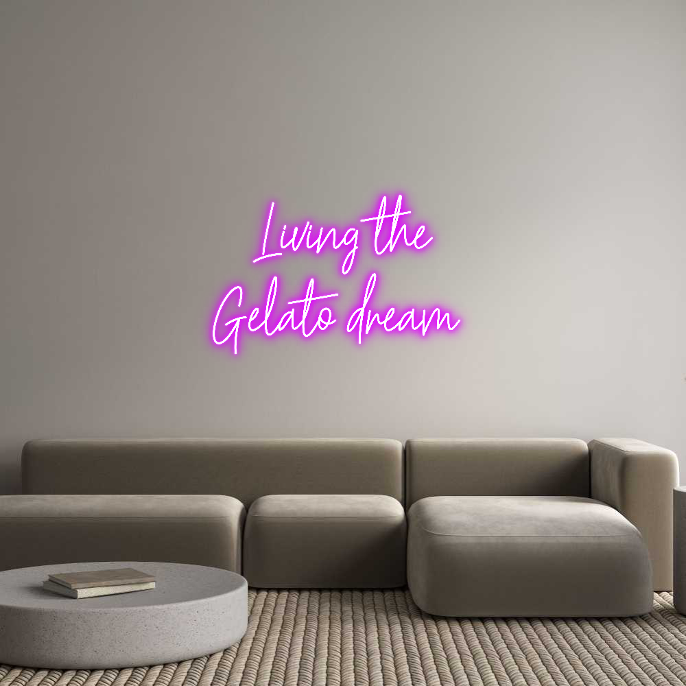 Custom Neon Text- Living the
G...