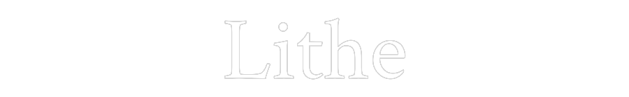 Custom Neon Text- Lithe