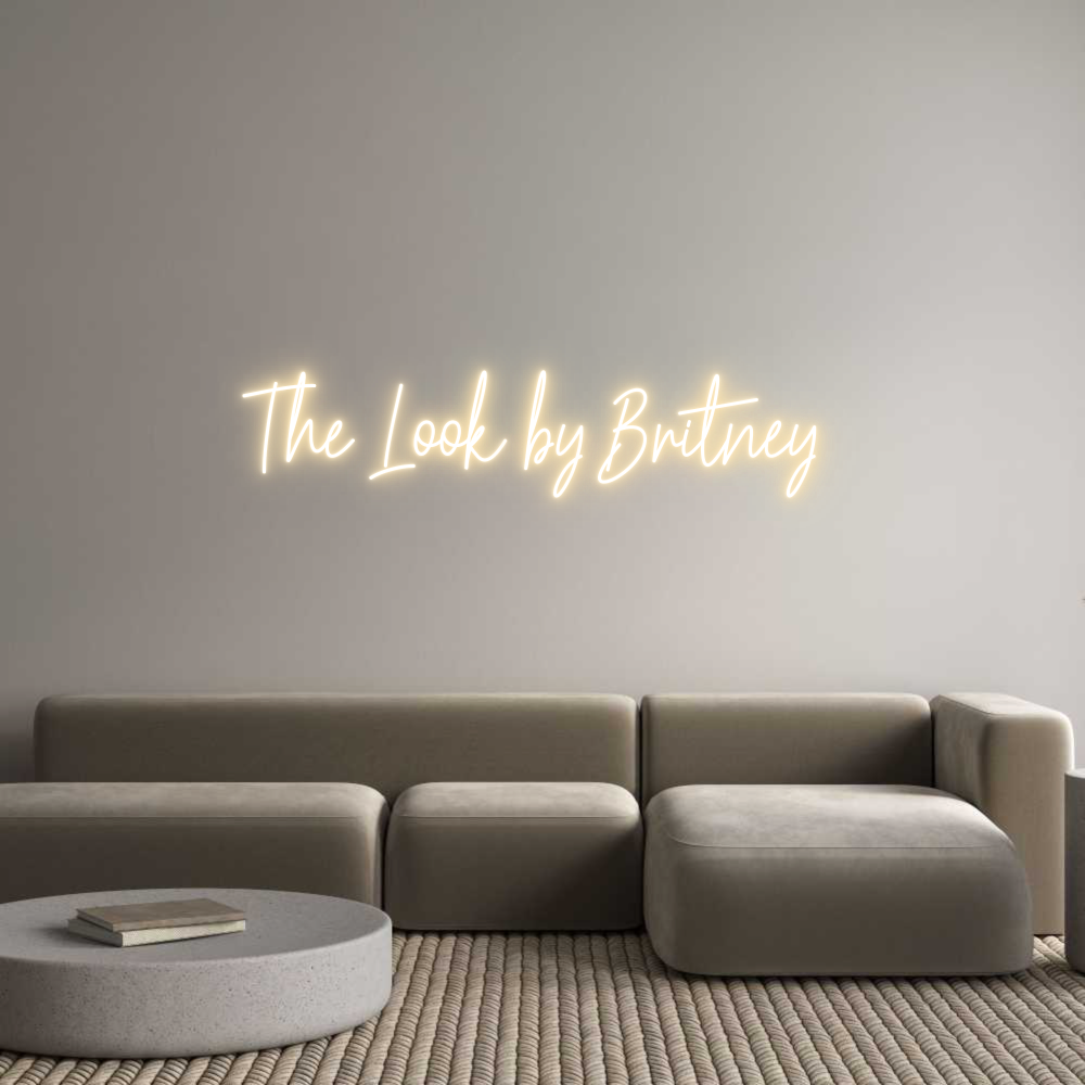 Custom Neon Text- The Look by B...