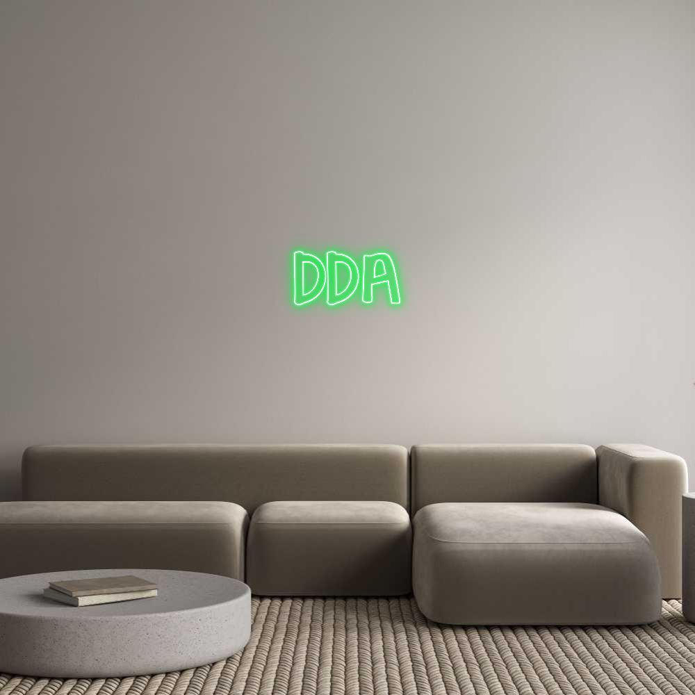 Custom Neon Text- DDA