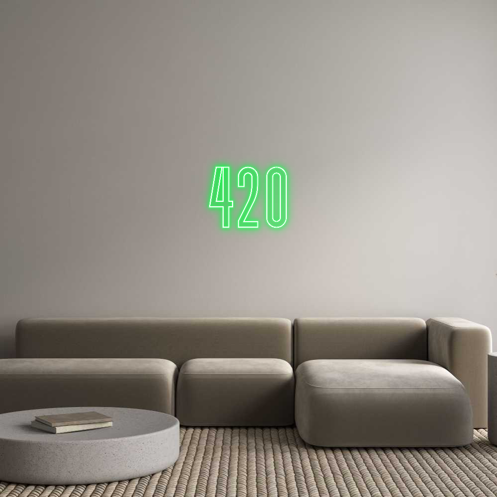 Custom Neon Text- 420