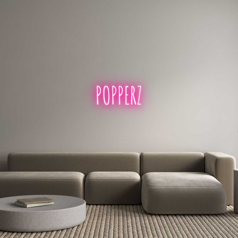 Custom Neon Text - POPPERZ