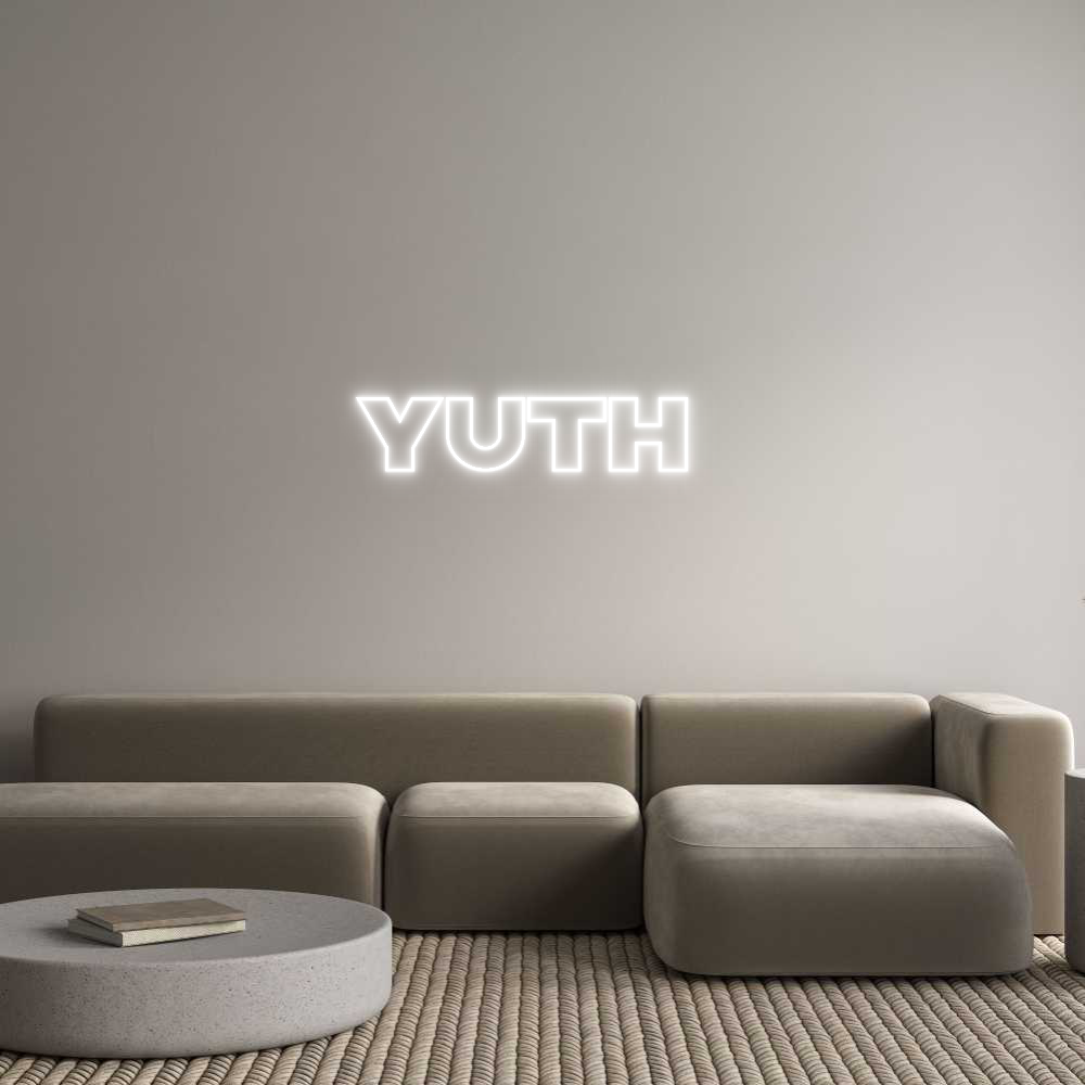 Custom Neon Text - Yuth