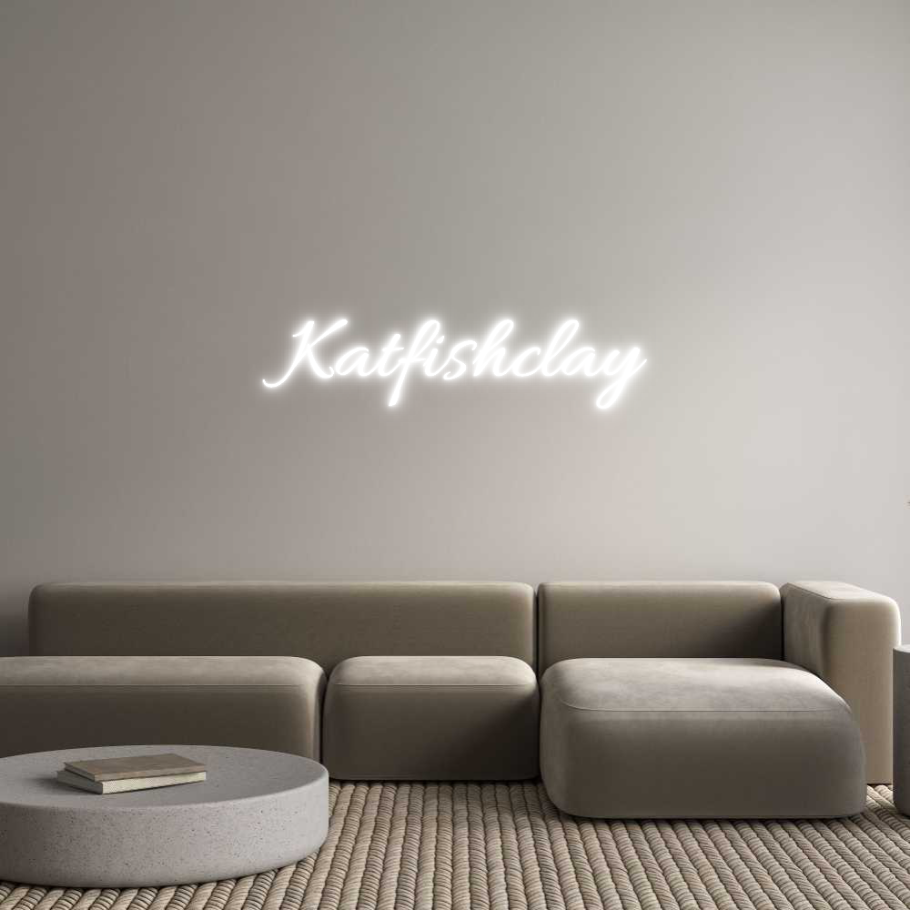 Custom Neon Text - Katfishclay