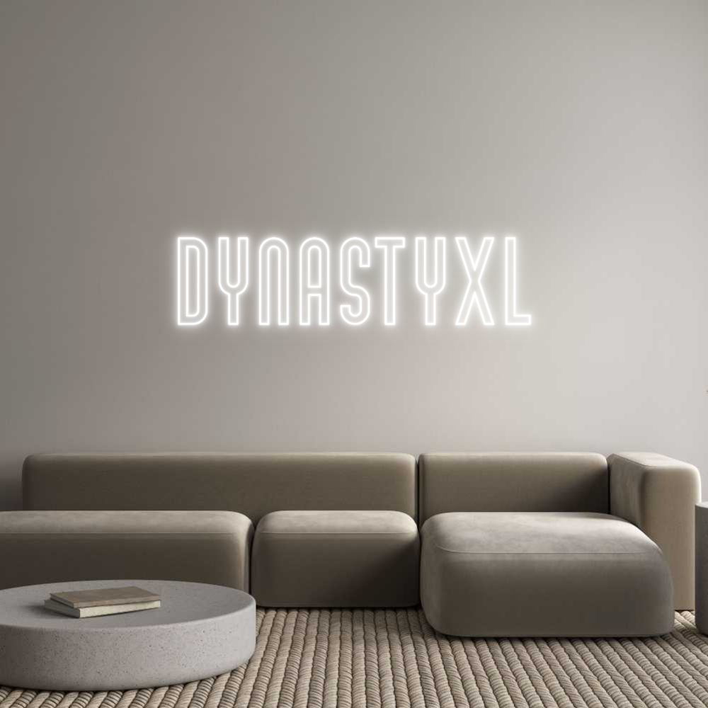 Custom Neon Text - DynastyXL