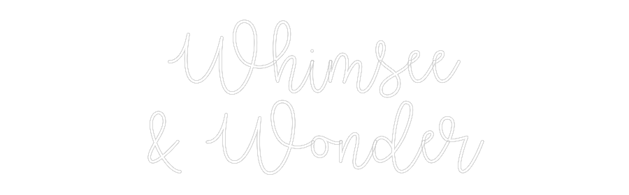 Custom Neon Text- Whimsee
& Wo...