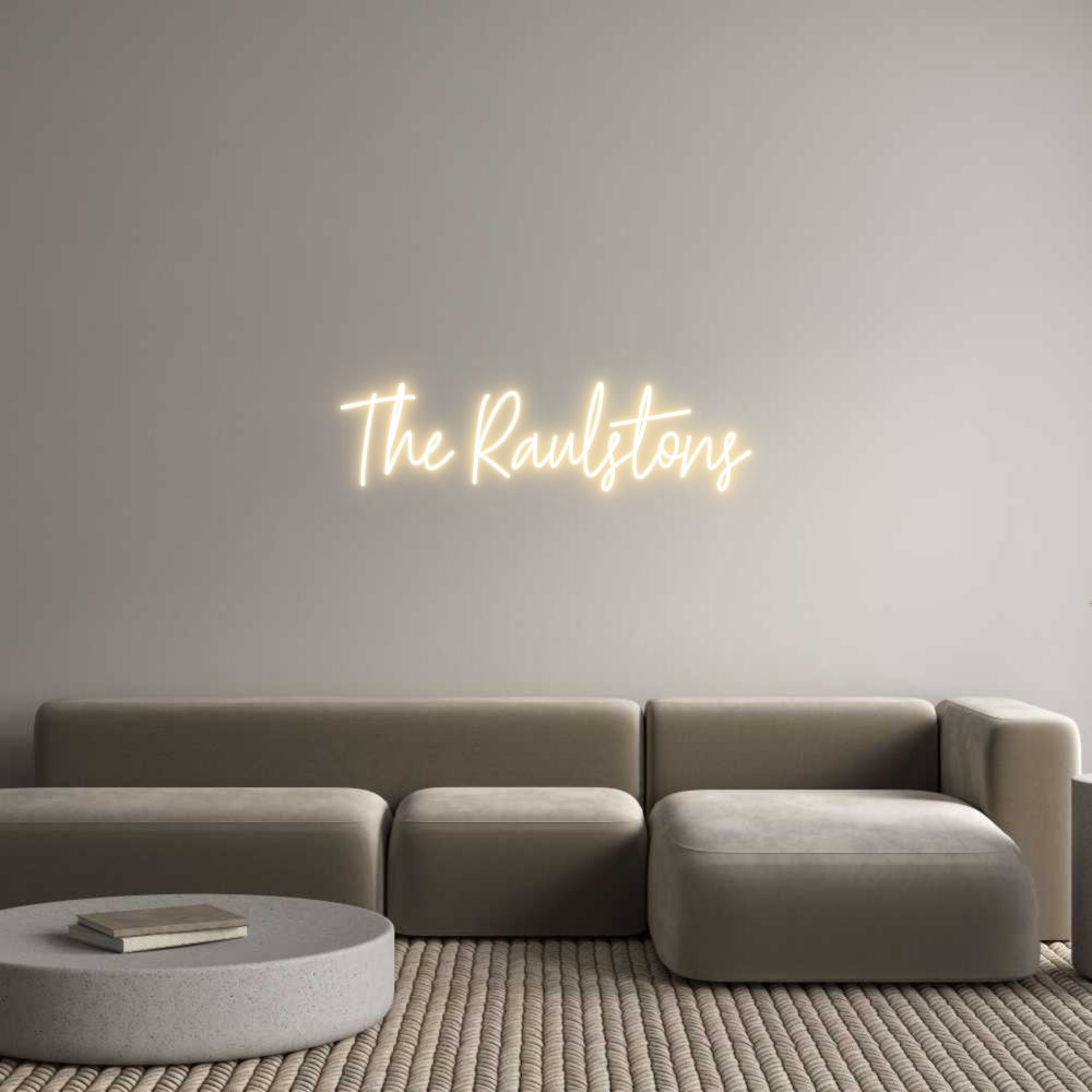 Custom Neon Text- The Raulstons