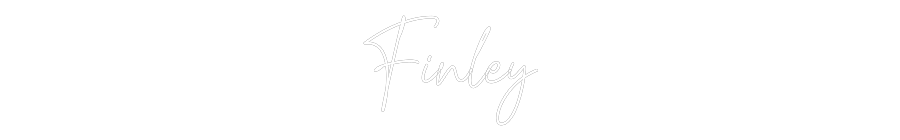 Custom Neon Text- Finley