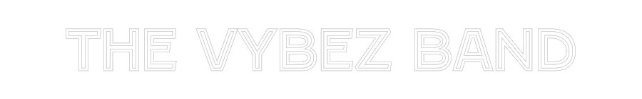 Custom Neon Text- The Vybez Band