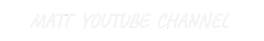 Custom Neon Text- MATT YOUTUBE ...