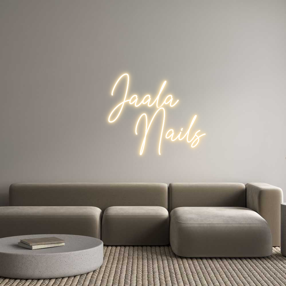 Custom Neon Text- Jaala
     N...