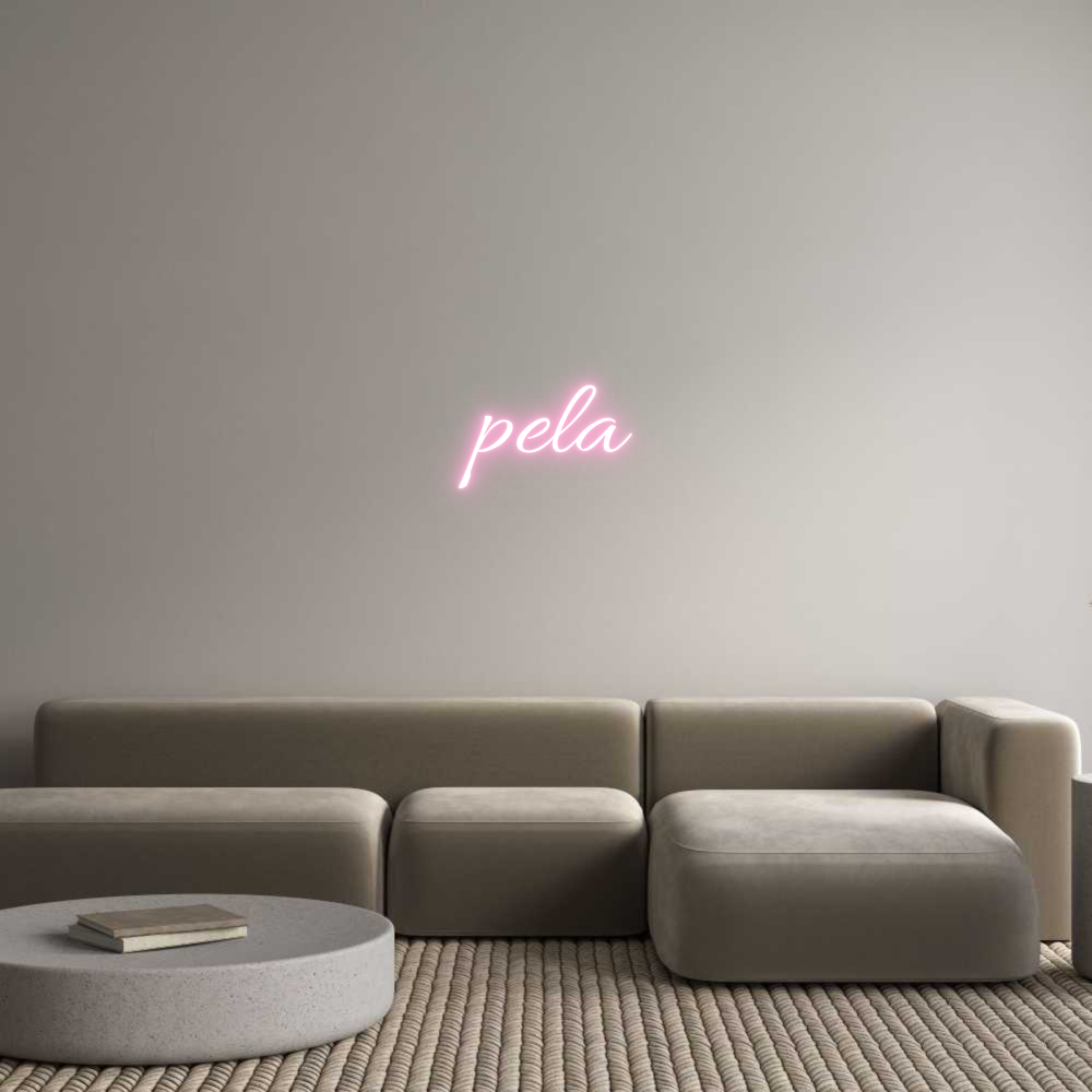 Custom Neon Text- pela