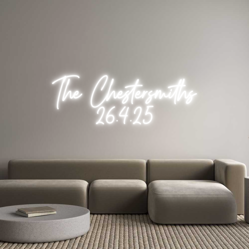 Custom Neon Text - The Chestersm...