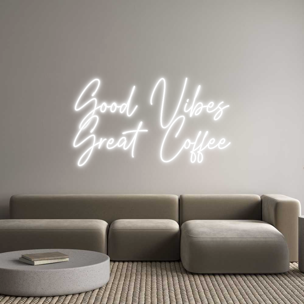 Custom Neon Text - Good Vibes
G...