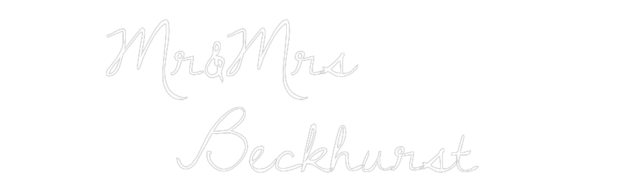 Custom Neon Text- Mr&Mrs
  Bec...