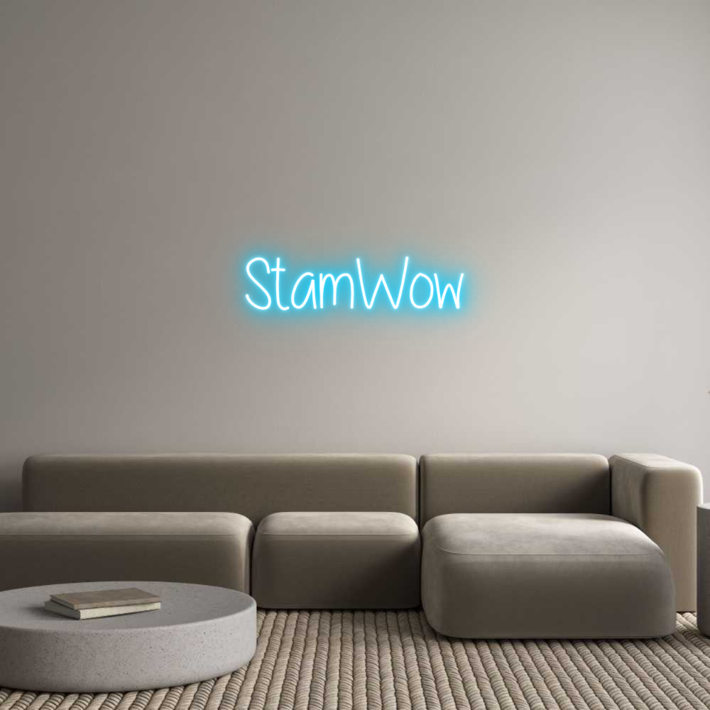 Custom Neon Text - StamWow