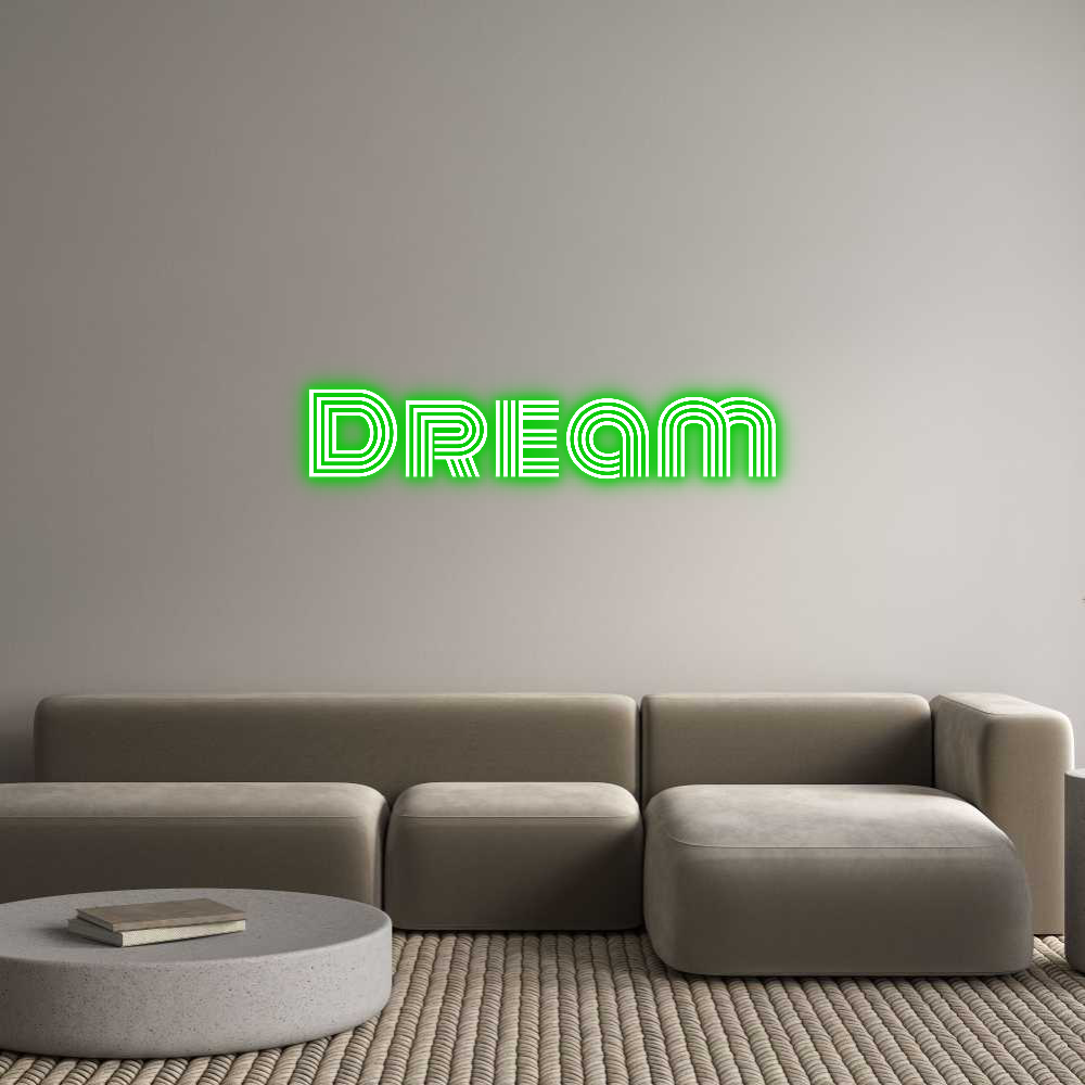 Custom Neon Text - Dream