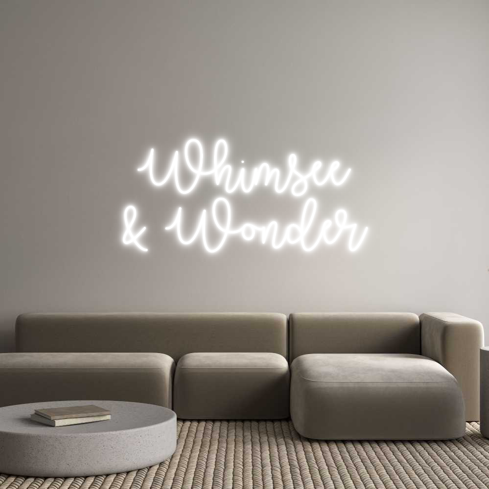 Custom Neon Text- Whimsee
& Wo...