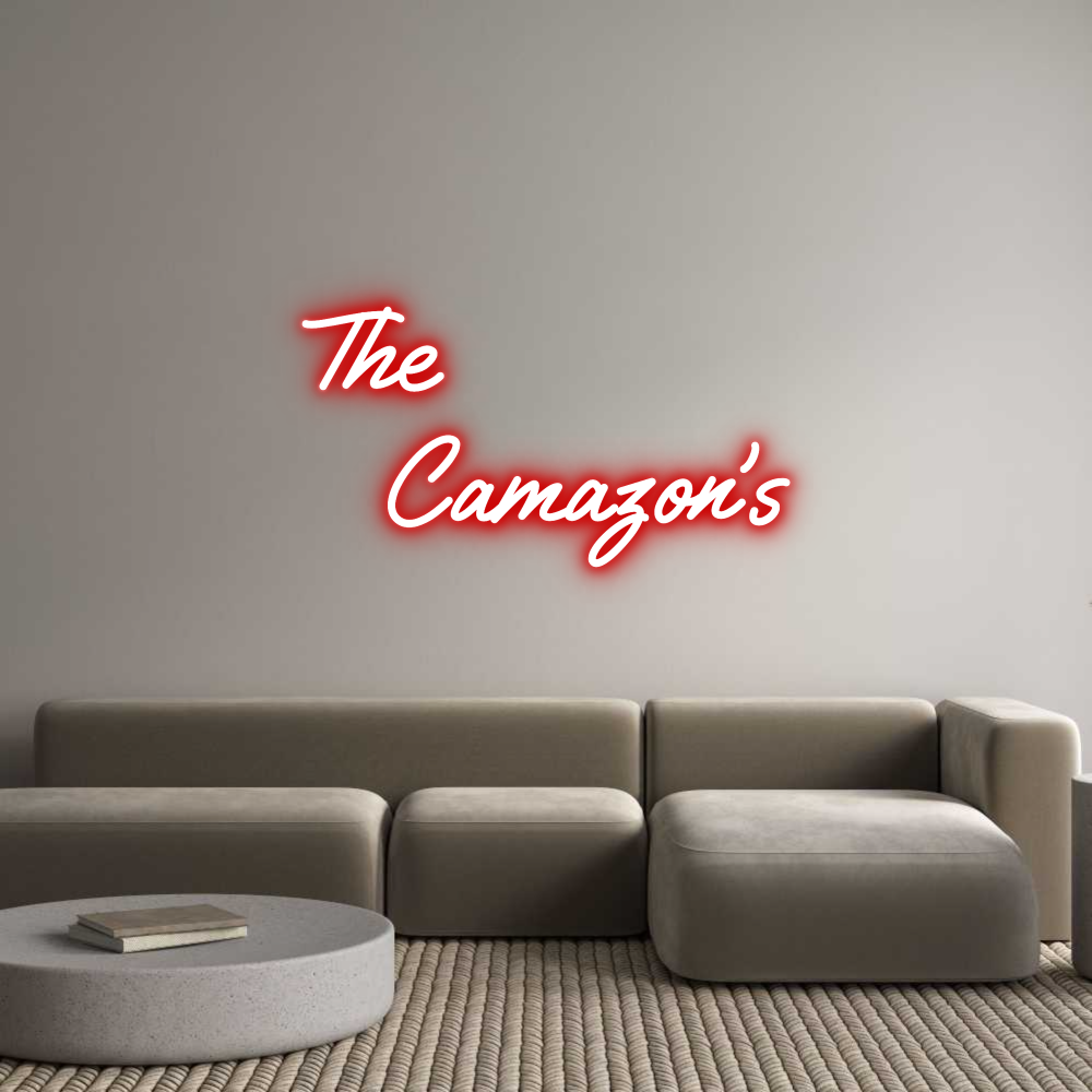 Custom Neon Text - The 
   Cama...