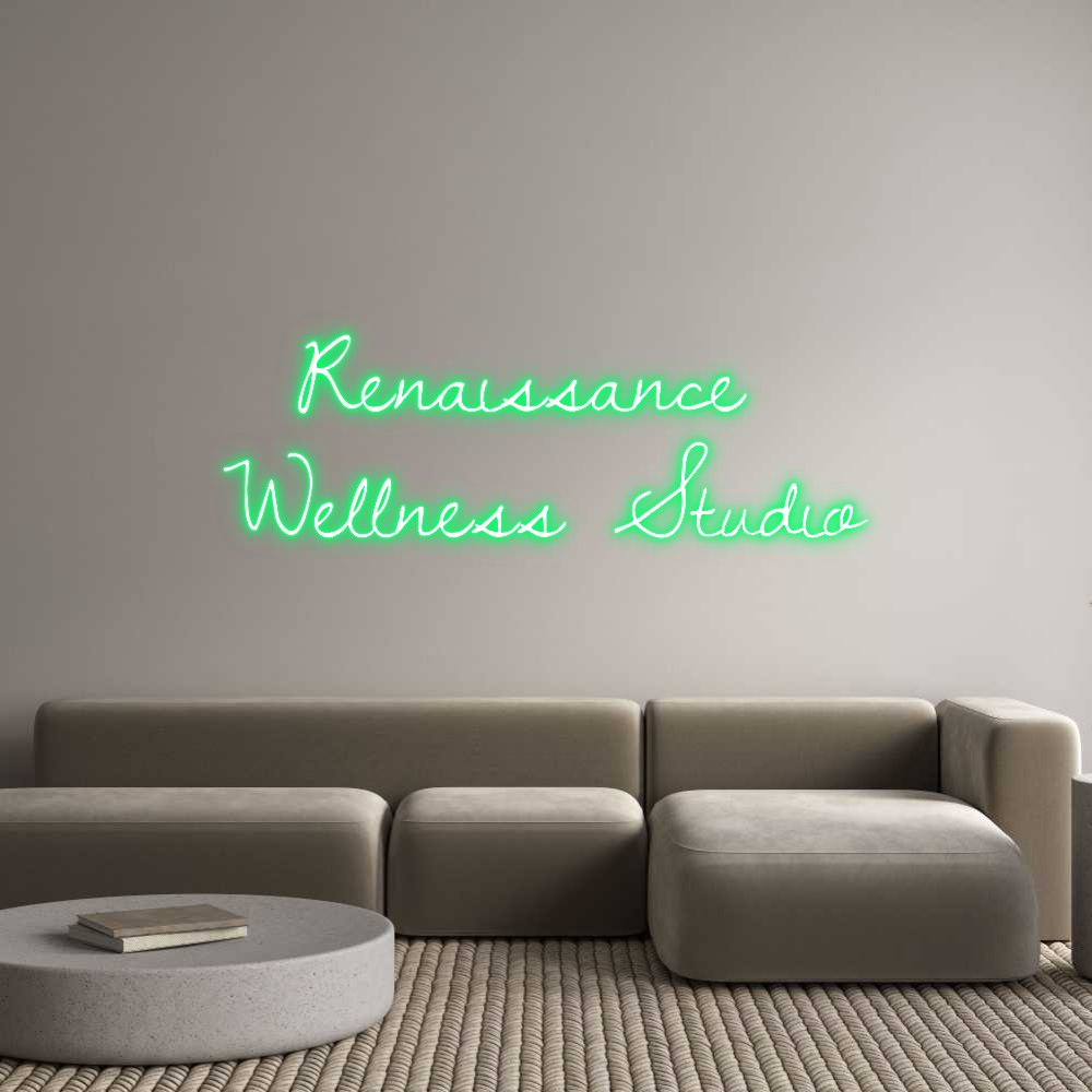 Custom Neon Text - Renaissance 
...