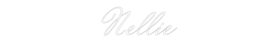 Custom Neon Text - Nellie