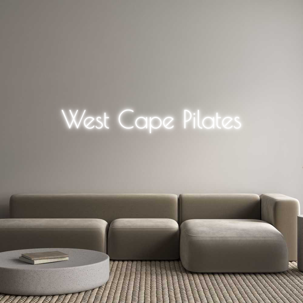 Custom Neon Text- West Cape Pil...