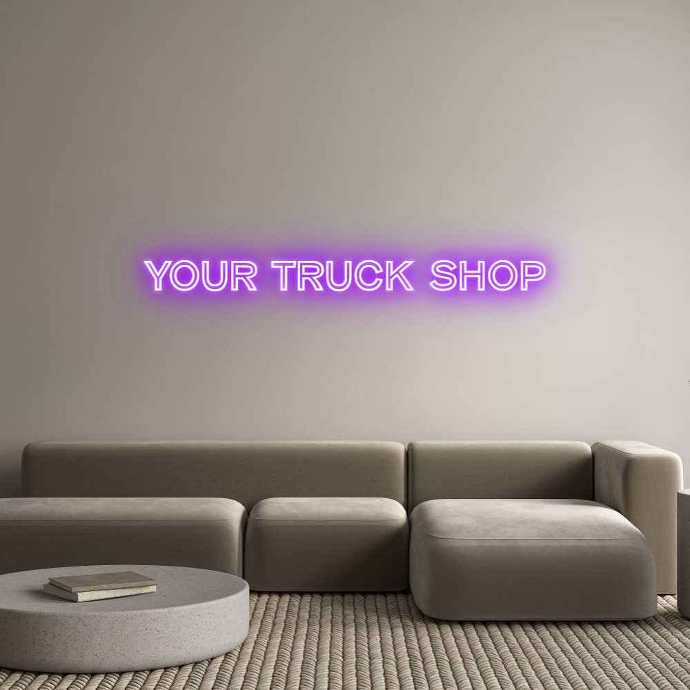 Custom Neon Text - Your Truck Shop