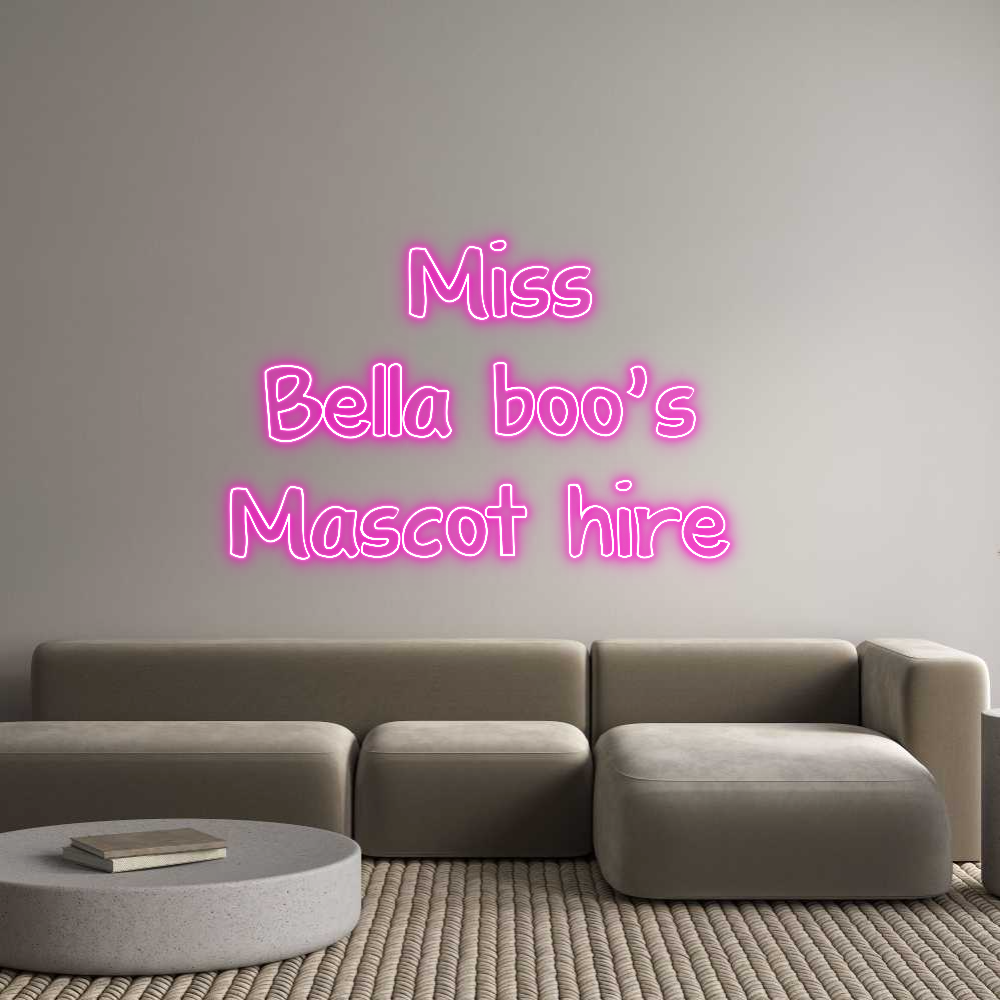 Custom Neon Text- Miss
Bella b...