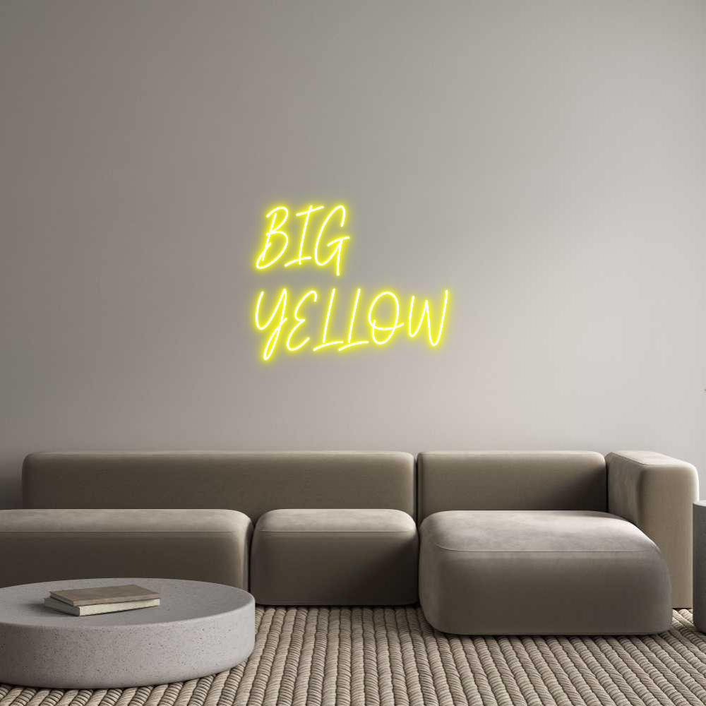 Custom Neon Text- BIG
YELLOW