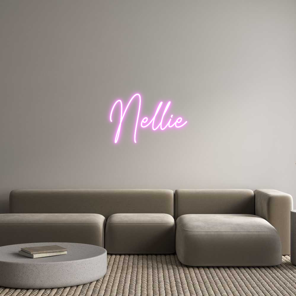 Custom Neon Text - Nellie