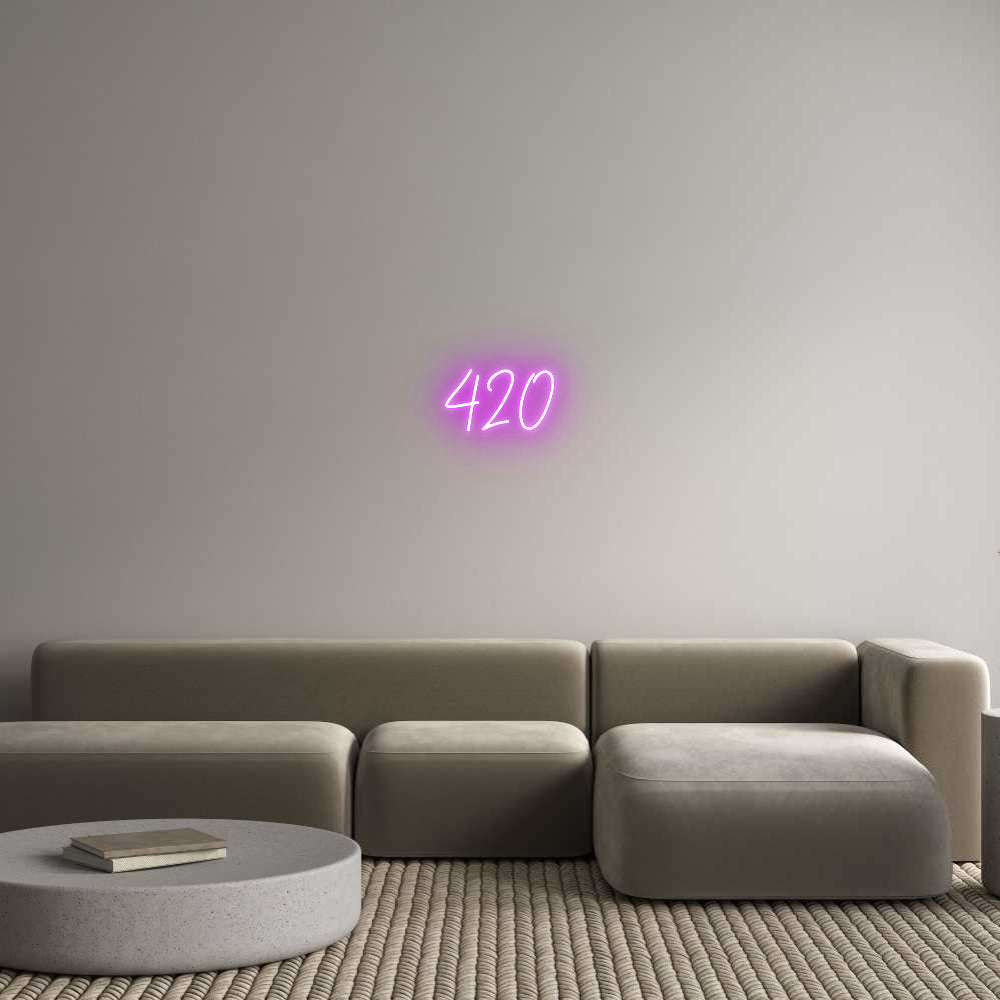 Custom Neon Text- 420