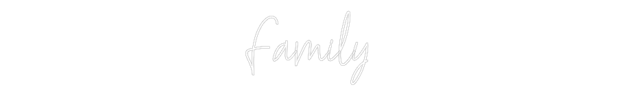 Custom Neon Text- Family