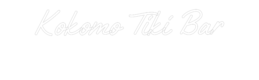 Custom Neon Text - Kokomo Tiki B...