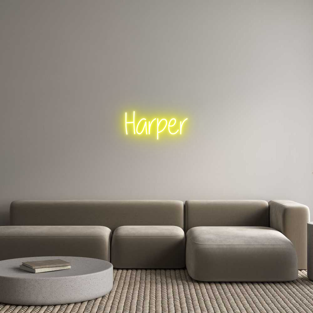 Custom Neon Text- Harper