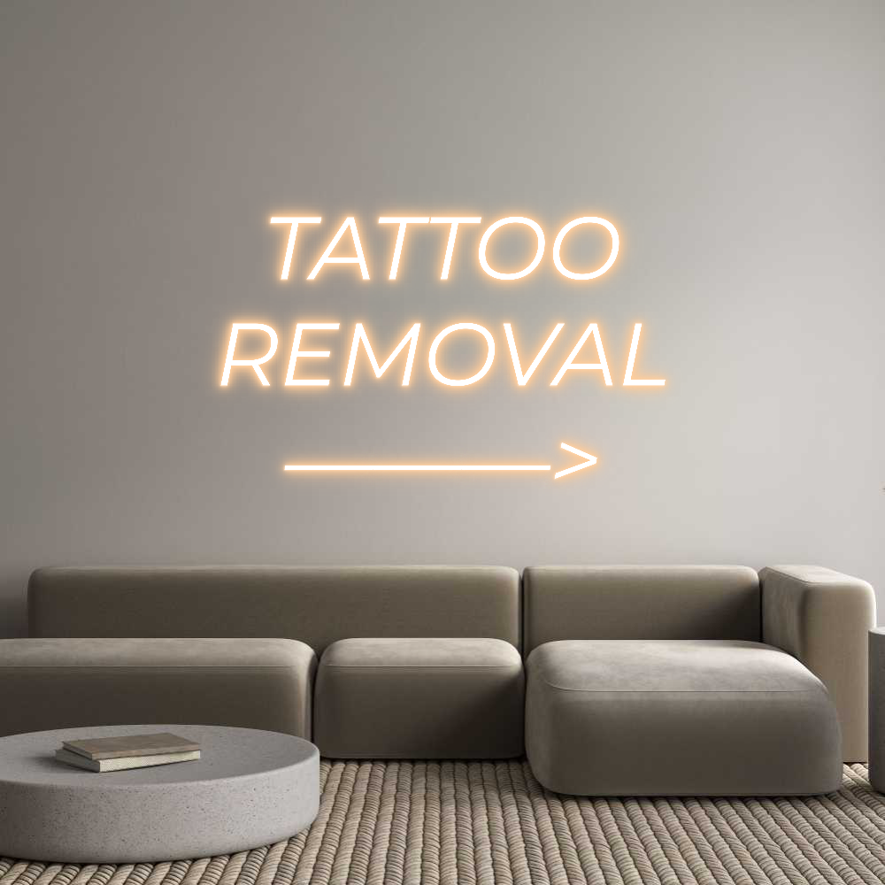 Custom Neon Text - TATTOO
REMOV...