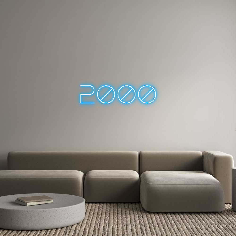 Custom Neon Text- 2000