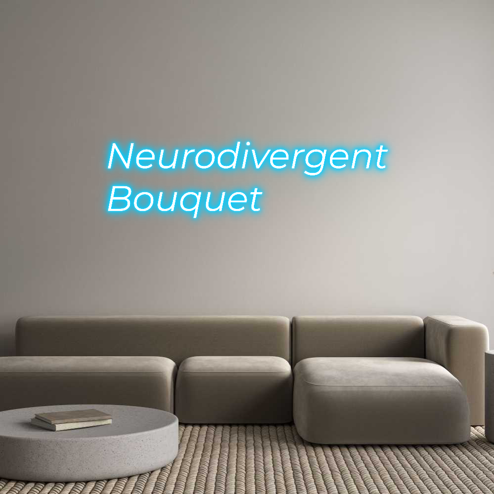 Custom Neon Text - Neurodivergen...