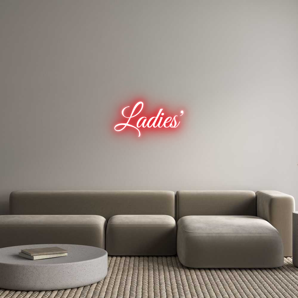 Custom Neon Text- Ladies'