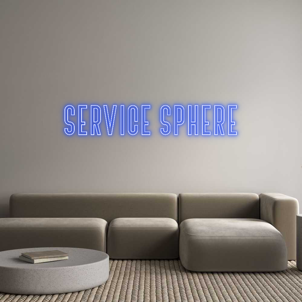 Custom Neon Text- Service Sphere