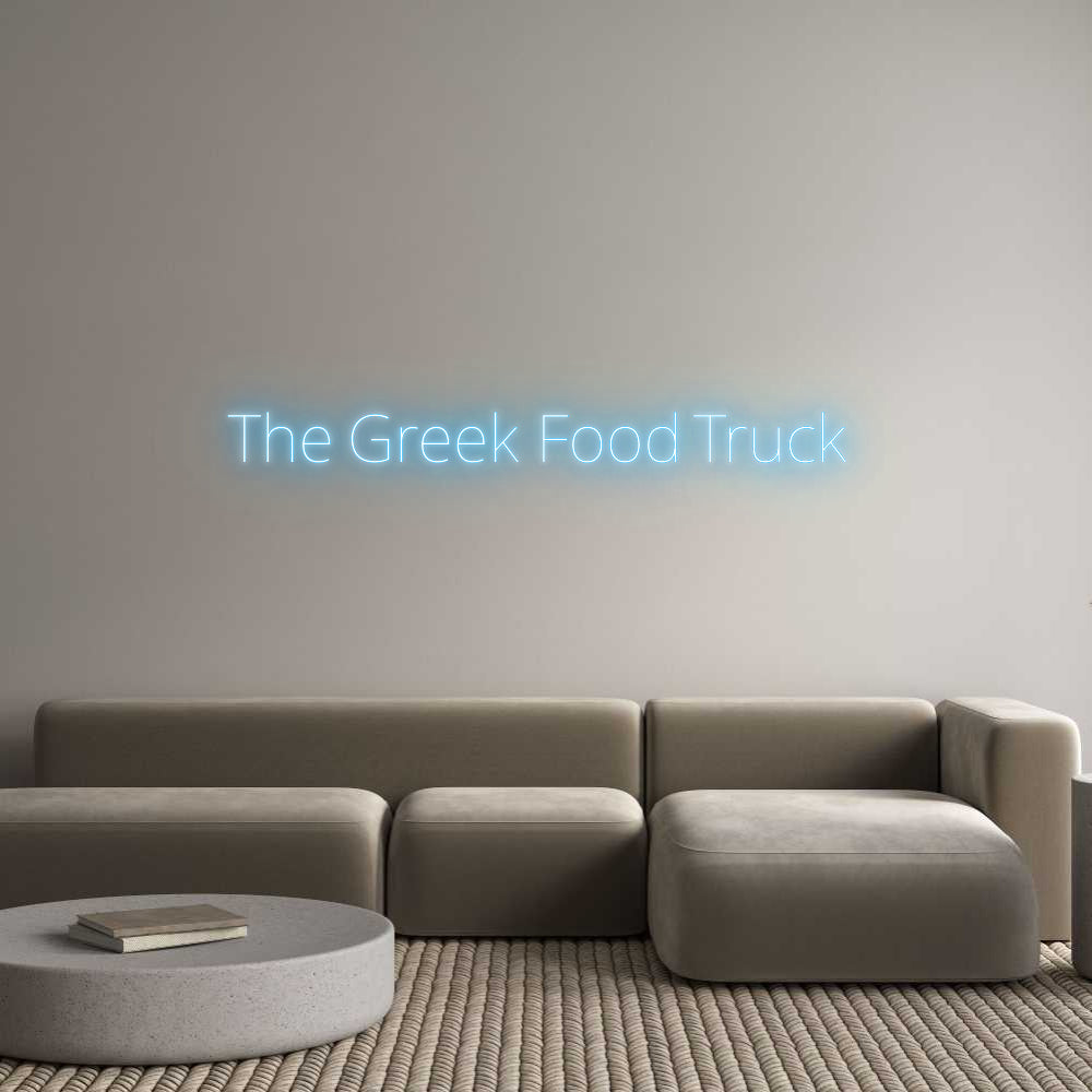 Custom Neon Text- The Greek Foo...