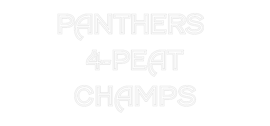 Custom Neon Text- PANTHERS 
4-...