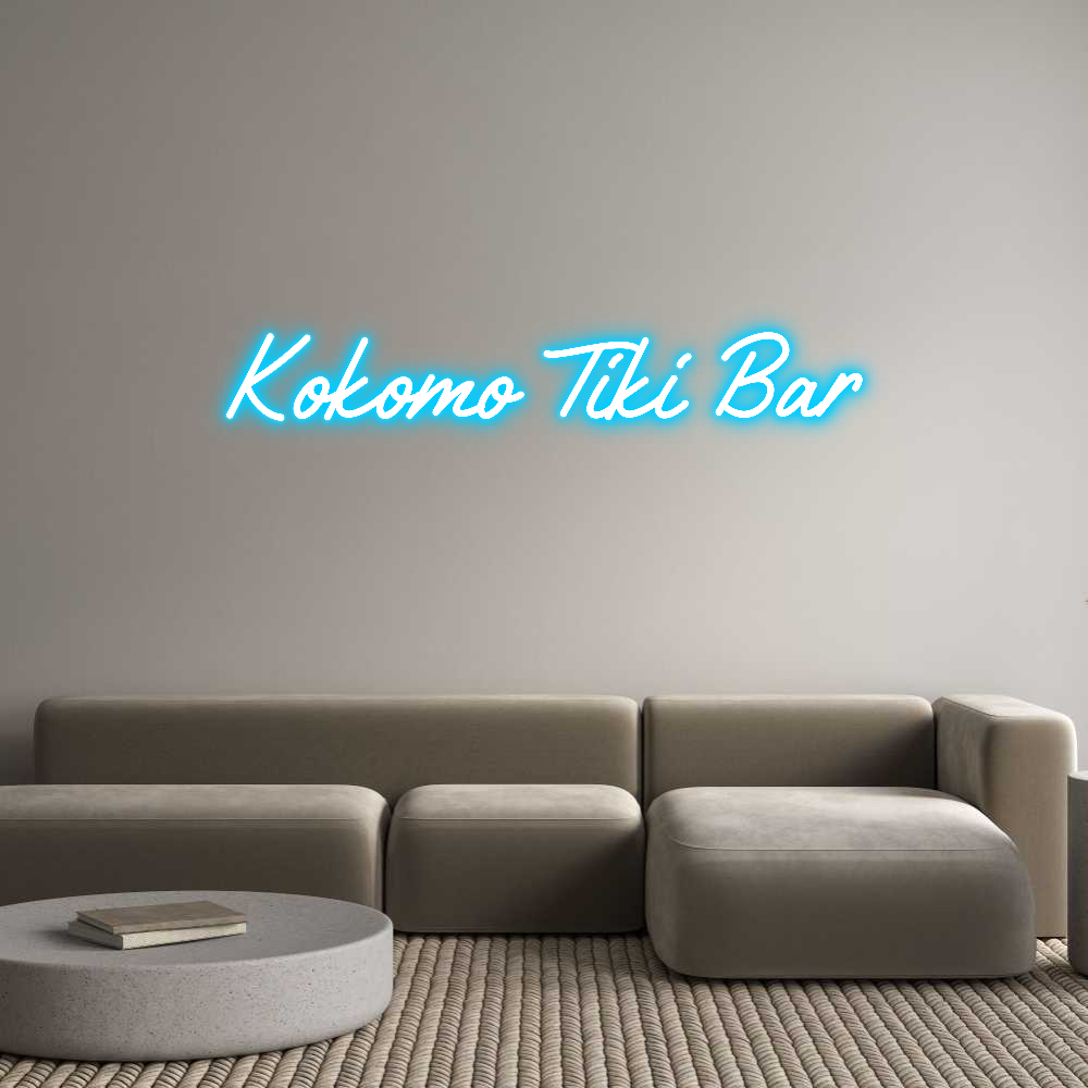 Custom Neon Text - Kokomo Tiki B...