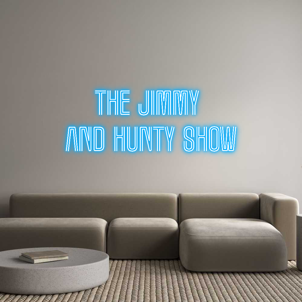 Custom Neon Text- The Jimmy 
A...