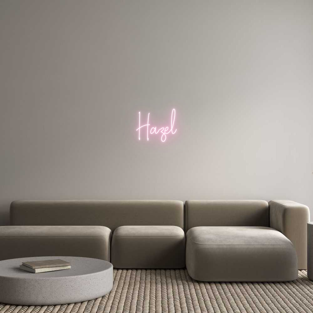 Custom Neon Text- Hazel