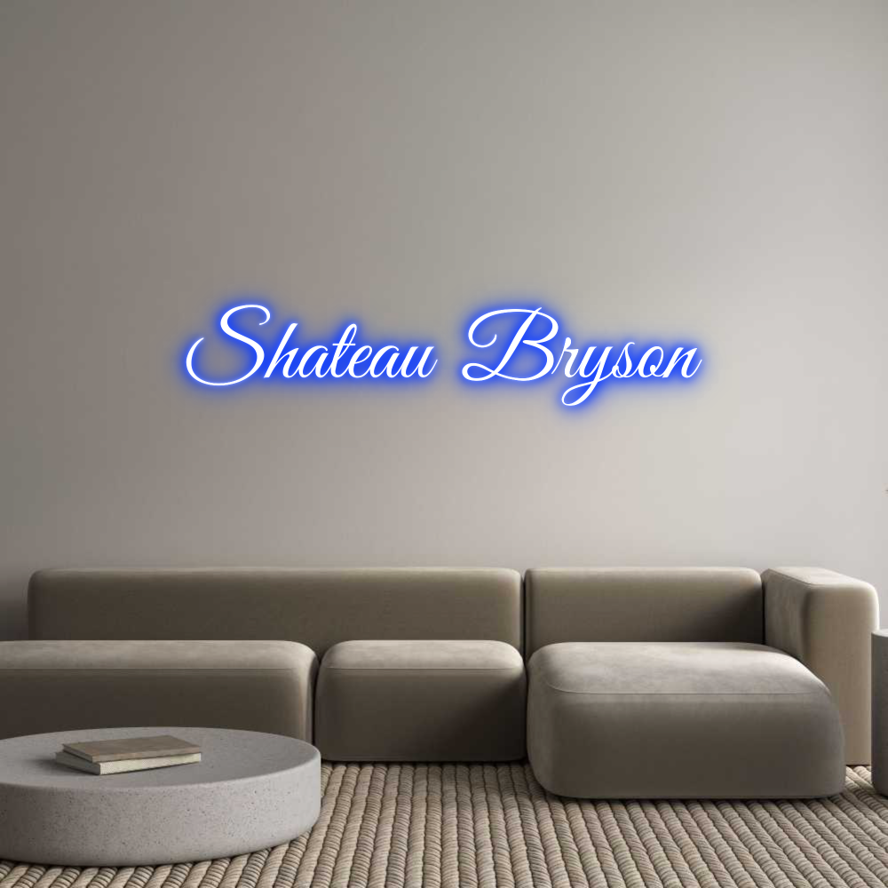 Custom Neon Text- Shateau Bryson