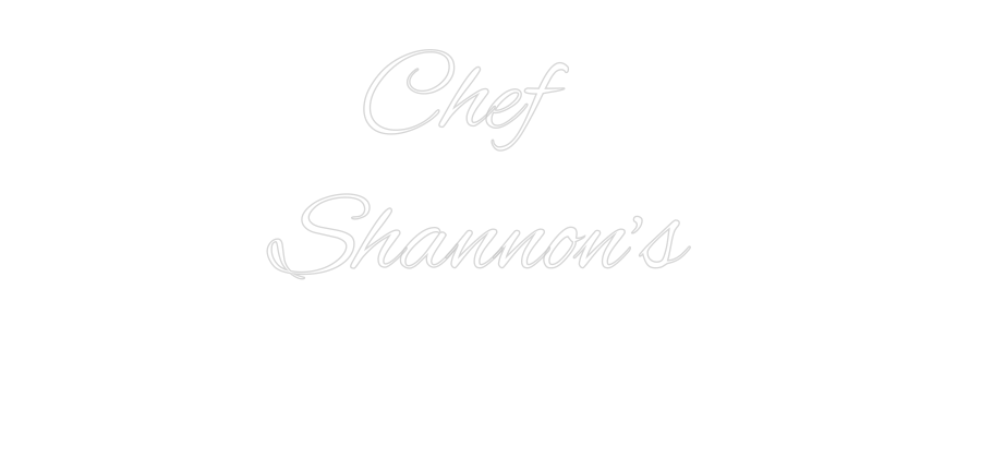 Custom Neon Text -     Chef
Sha...