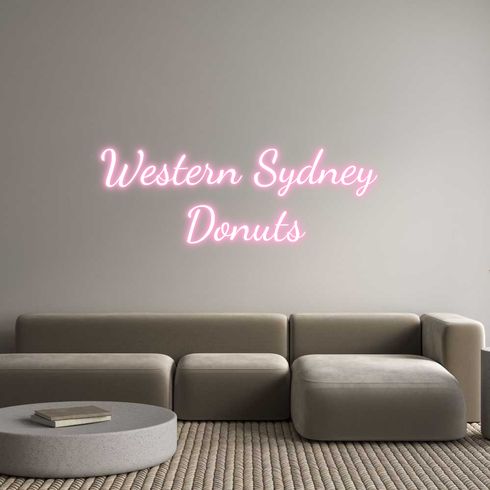 Custom Neon Text- Western Sydne...